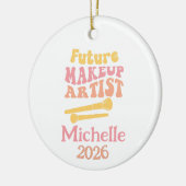 Future Makeup Artist  Keramisch Ornament (Links)