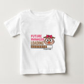 Future Manager Loading Funny Owl Birthday Girly (Voorkant)