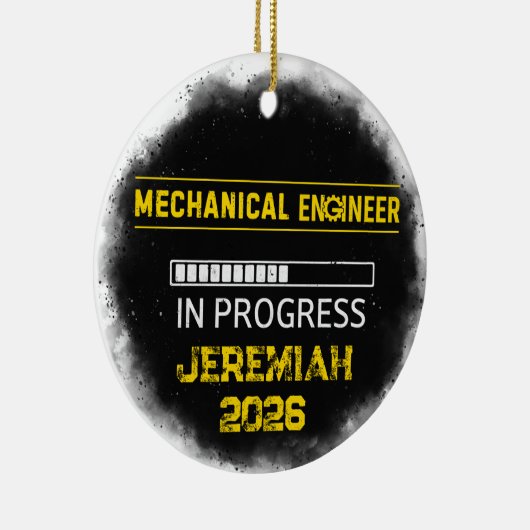 Future Mechanical Engineer Ceramic Ornament (Rechts)