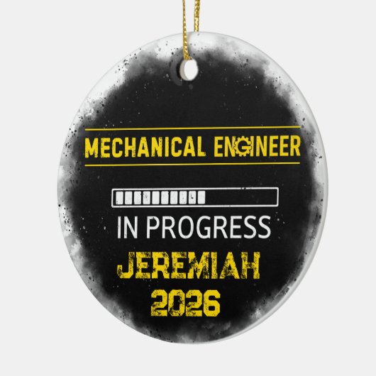 Future Mechanical Engineer Ceramic Ornament (Links)