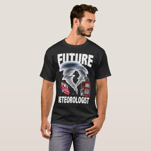 Future Meteorologist Climate Weather Meteorology T-shirt (Voorkant volledig)