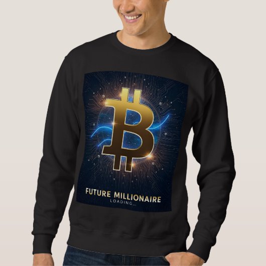 Future Millionaire Bitcoin Sweatshirt (Devant)