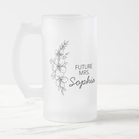 Future Mme Mug Future Mariée À Devenir Mug Personn (Gauche)