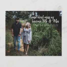 Future Mr. & Mrs Save The Date Budget Flyer