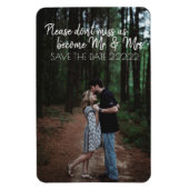Future Mr. & Mrs Save The Date Magnet Magneet (Verticaal)