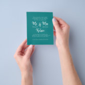 Future Mr. & Mrs Wedding Invitation Flyer (Hand)