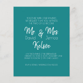 Future Mr. & Mrs Wedding Invitation Flyer