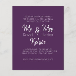 Future Mr. & Mrs Wedding Invitation Flyer