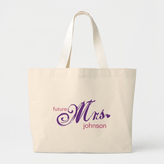 Future Mrs Bag Grote Tote Bag (Voorkant)