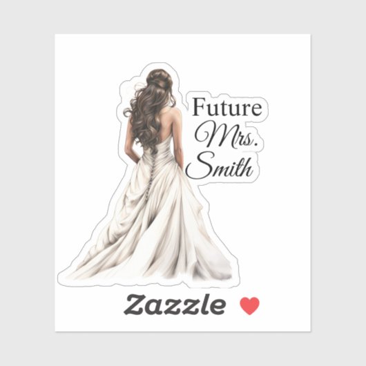 Future Mrs. Bride Sticker (Vel)