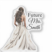 Future Mrs. Bride Sticker (Voorkant)