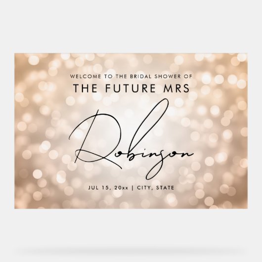 FUTURE MRS Fête des mariées Accueil Lumières en cu (Recto)