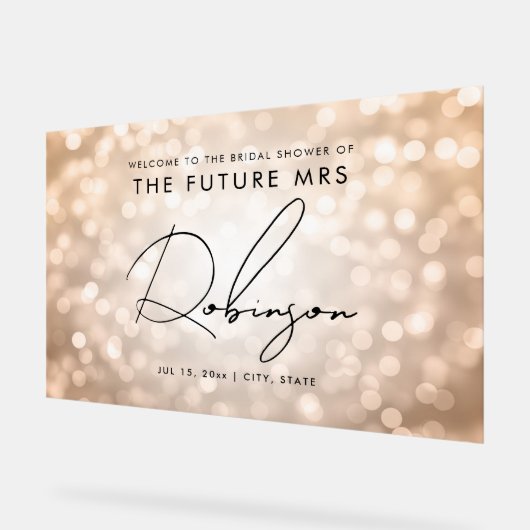 FUTURE MRS Fête des mariées Accueil Lumières en cu (Angle)