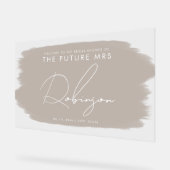 FUTURE MRS Fête des mariées Accueil Peinture Beige (Angle)