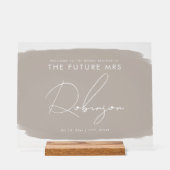 FUTURE MRS Fête des mariées Accueil Peinture Beige (Recto)