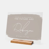 FUTURE MRS Fête des mariées Accueil Peinture Beige (Angle)