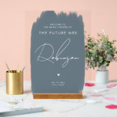 FUTURE MRS Fête des mariées Bienvenue Blanc Dusty  (Mariage)