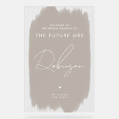 FUTURE MRS Fête des mariées Bienvenue Dusty Beige (Recto)