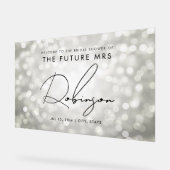 FUTURE MRS Fête des mariées Bienvenue Lumières Arg (Angle)