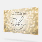 FUTURE MRS Fête des mariées Welcome Gold Lights (Angle)