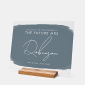 FUTURE MRS Fête des mariées Welcome Paint Dusty Bl (Angle)