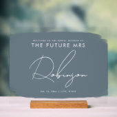 FUTURE MRS Fête des mariées Welcome Paint Dusty Bl (Neutre)