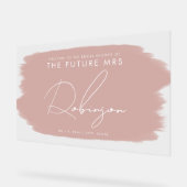 FUTURE MRS Fête des mariées Welcome Paint Dusty Ro (Angle)