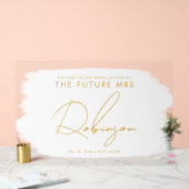 FUTURE MRS Fête des mariées Welcome Paint White (Mariage)