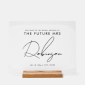 FUTURE MRS Fête des mariées Welcome Paint White (Recto)