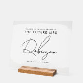 FUTURE MRS Fête des mariées Welcome Paint White (Angle)