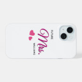 Future Mrs Personalized Wedding Design  iPhone 15 Hoesje (Achterkant horizontaal)