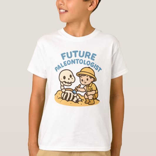 Future Paleontologist Shirt for Kids (Voorkant)