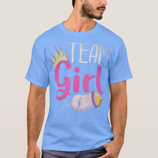 Future Parents Team Girl Baby Announcement Gender T-shirt