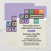 Future Physicist blokkeert uitnodiging voor Baby s (Voorkant / Achterkant)