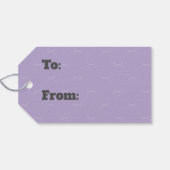 Future Physicist's Blocks Gift Label Cadeaulabel (Achterkant Horizontaal)
