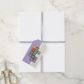 Future Physicist's Blocks Gift Label Cadeaulabel (Met Touw)