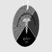 Future physiothérapeute Monogramme d'argent Médica (devant)