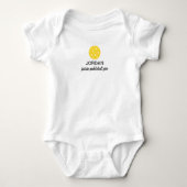 Future Pickleball Pro Funny Persoonlijk Romper (Voorkant)