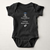 Future Police officer loading please wait... Romper (Voorkant)