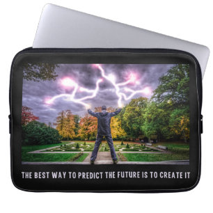 FUTURE Quote-laptophoezen Laptop Sleeve