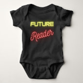 Future Reader Yellow Red Romper (Voorkant)