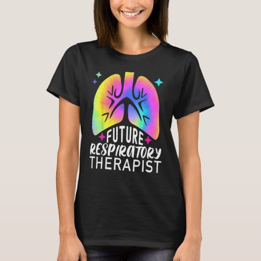 Future Respiratory Therapist RT Therapy Student Ti T-shirt (Voorkant)