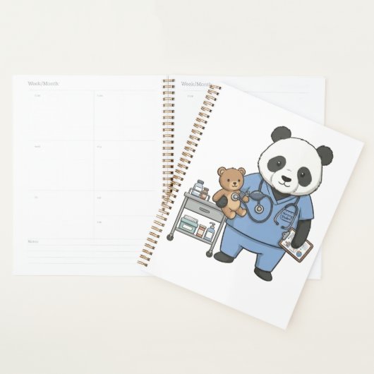 Future RN Panda: Adorable Medical Student  Planner (Display)