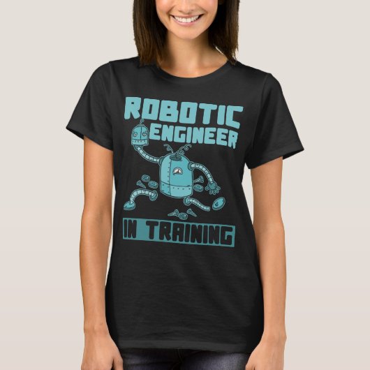 Future Robotics Engineer Boy Girl Robot T-shirt (Voorkant)