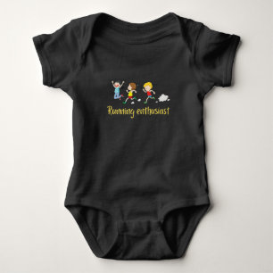 Future Runner in Training: Baby Bodysuit met Runn