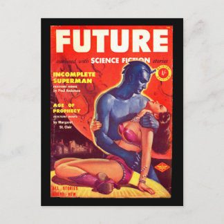 Future Science Fiction 02 (UK)_Pulp Art Briefkaart