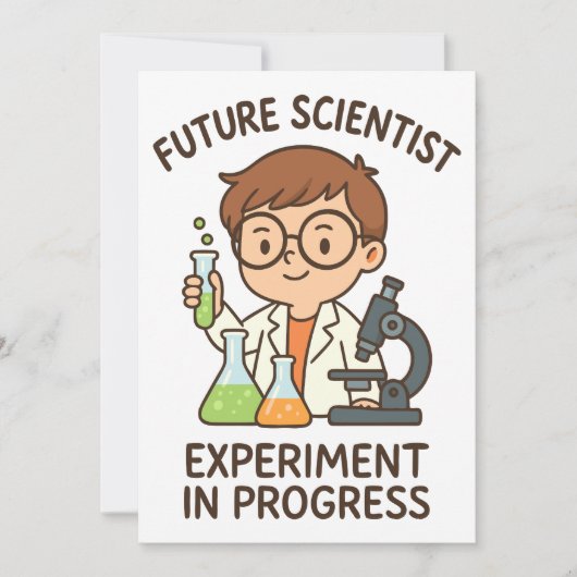 Future Scientist - Experiment in ontwikkeling Kaart (Voorkant)