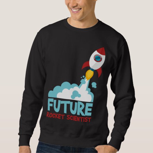 Future Scientist Science Rocket Ship Kids  Astrona Trui (Voorkant)