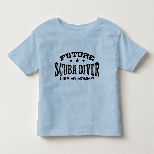 Future Scuba Diver Kinder Shirts (Voorkant)