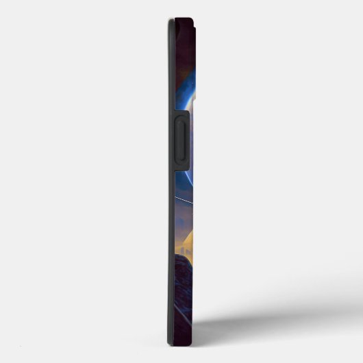 Future Space City Sci-Fi Art Coque-Mate coque ipho (Verso / Droite)